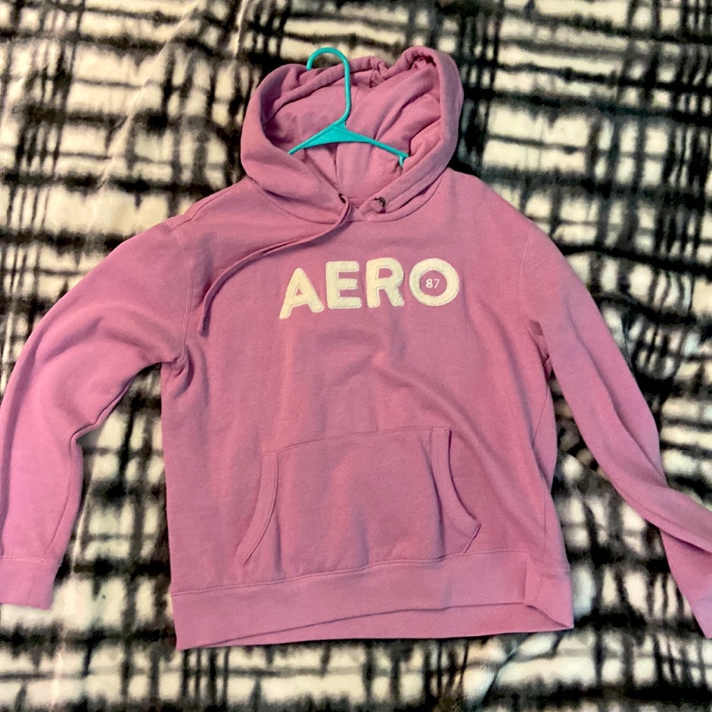 Large Aeropostale Light Pink Hoodie